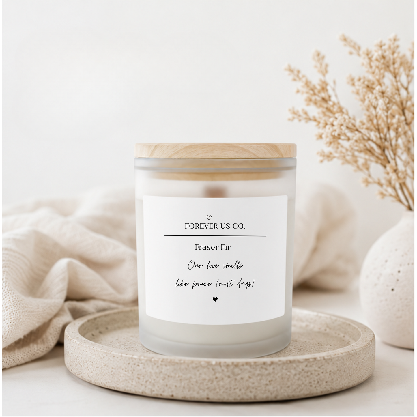 Forever Us Candle |  Love (Most Days)