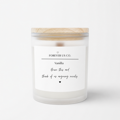 Forever Us Candle | Argument Peace Treaty