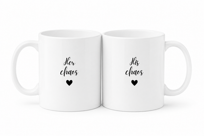 Forever Us Co. | Couples Mug | His Chaos Mug